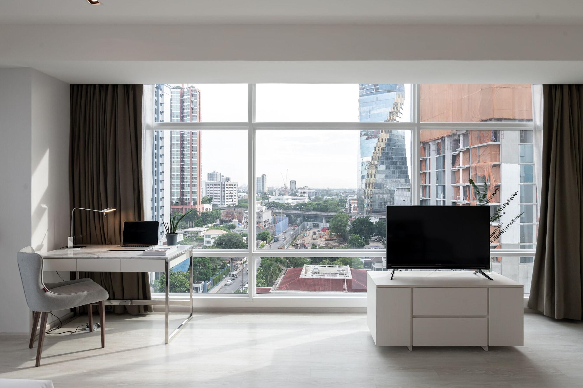 Jasmine 59 Hotel Bangkok Zewnętrze zdjęcie A typical bedroom in a condominium