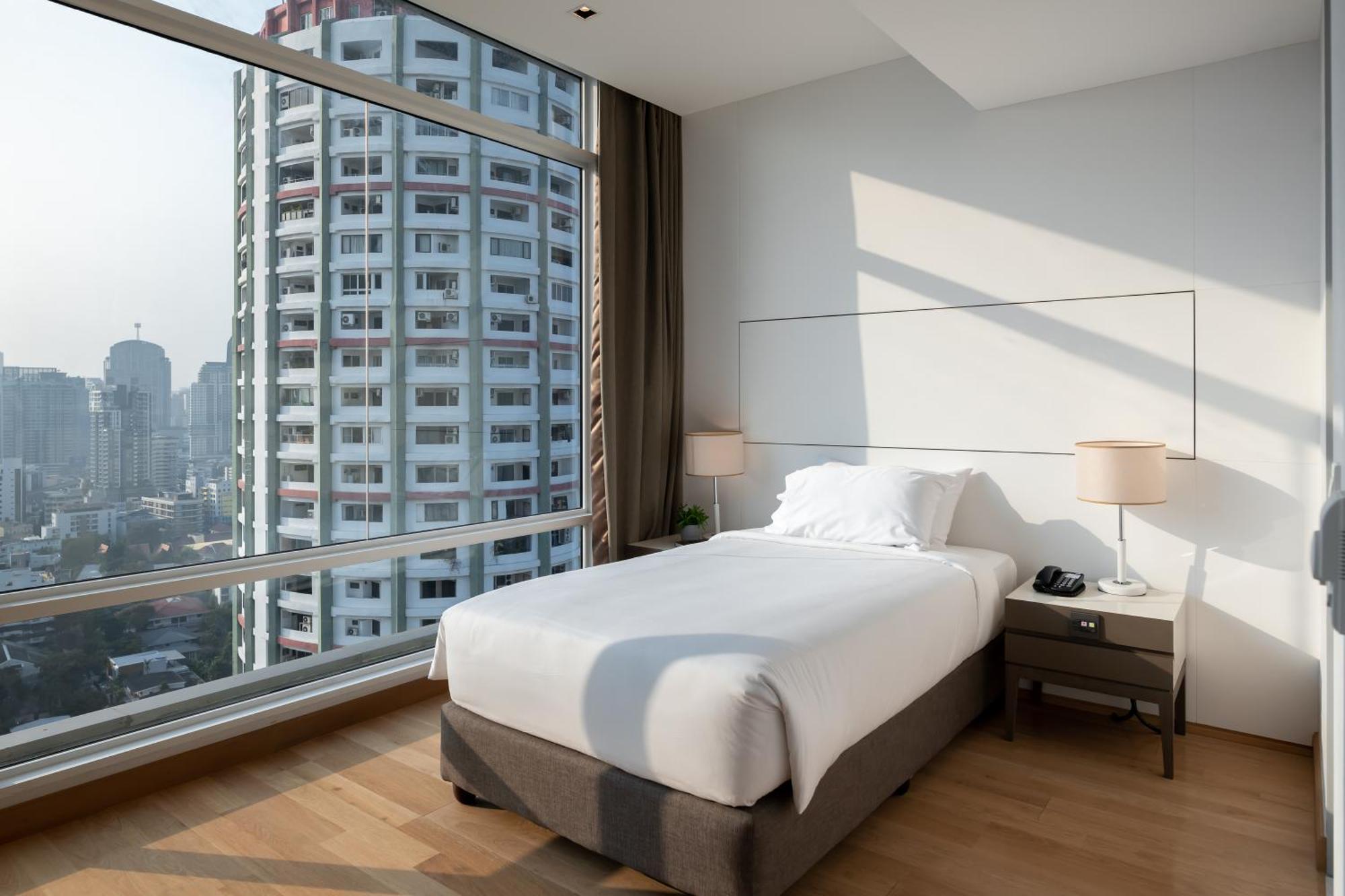 Jasmine 59 Hotel Bangkok Zewnętrze zdjęcie A bedroom at the hotel
